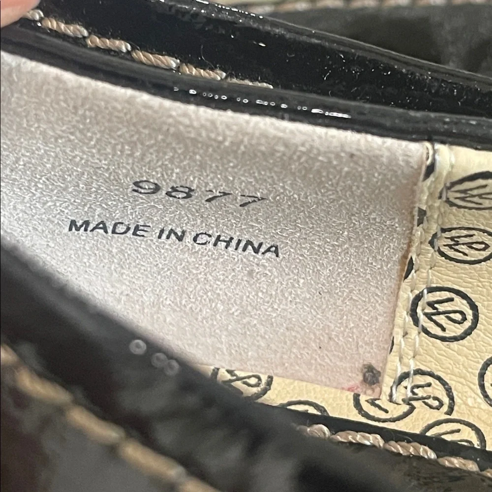 Martin  + Osa black patent leather ballet flats size 6